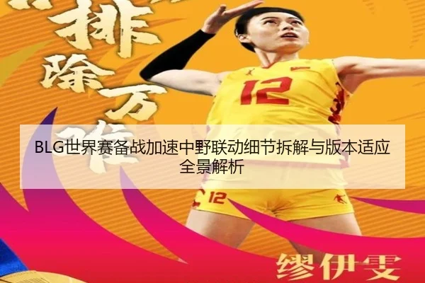 BLG世界赛备战加速中野联动细节拆解与版本适应全景解析